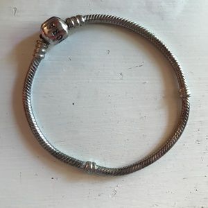 Pandora 15” silver bracelet